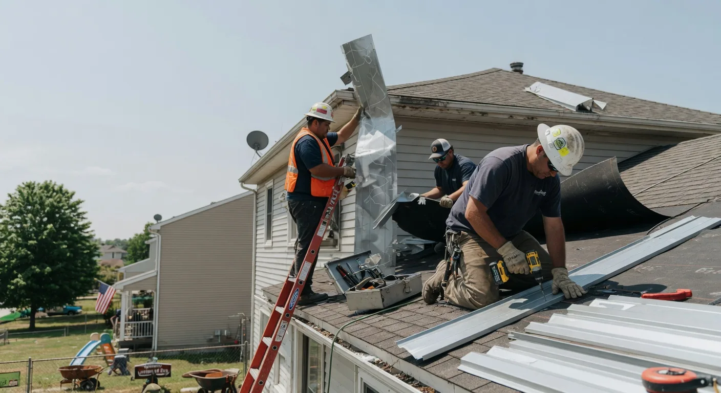 Storm Damage Metal Roof Repair in Waimea, HI